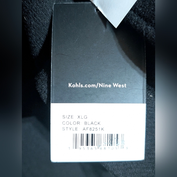 🖤 NWT Nine West Hooded Duffle Jacket Black Size XL - Picture 14 of 16